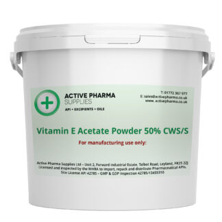 Vitamin E Acetate Powder 50% CWS:S